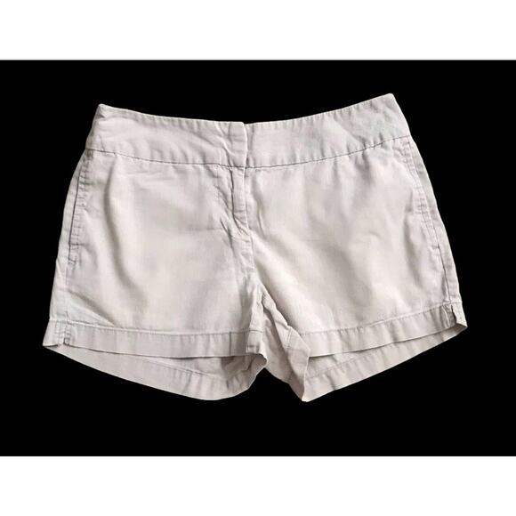 APT 9 Womens Size 4 Linen Blend Beige Casual Summer Flat Front Shorts - Picture 1 of 3